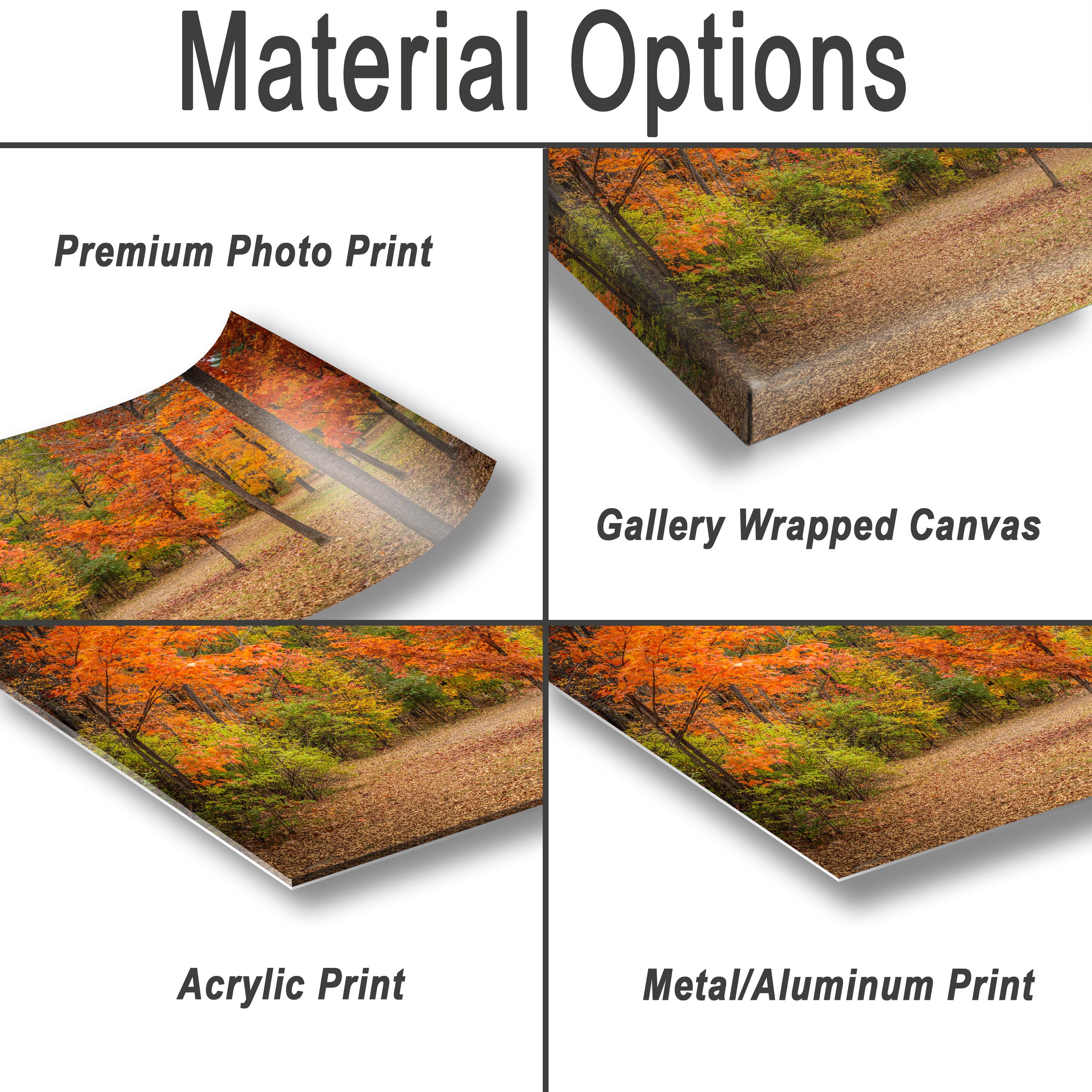 Adirondack Autumn Print – Fall Foliage Art | Scenic New York Landscape Wall Decor