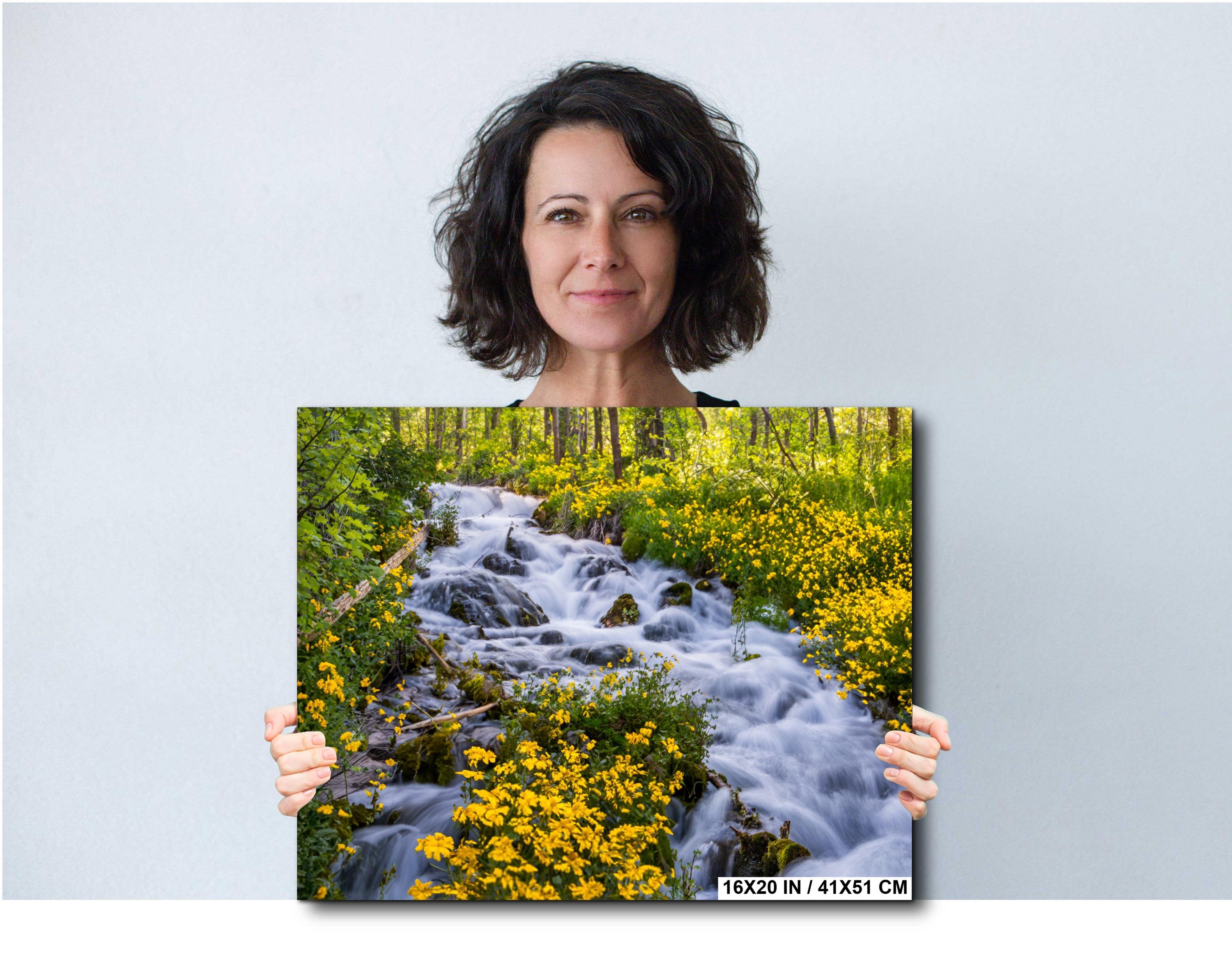 Wasatch Mountains Print - Utah Autumn Art | Vibrant Leaf Print & Alpine Scenic Wall Art
