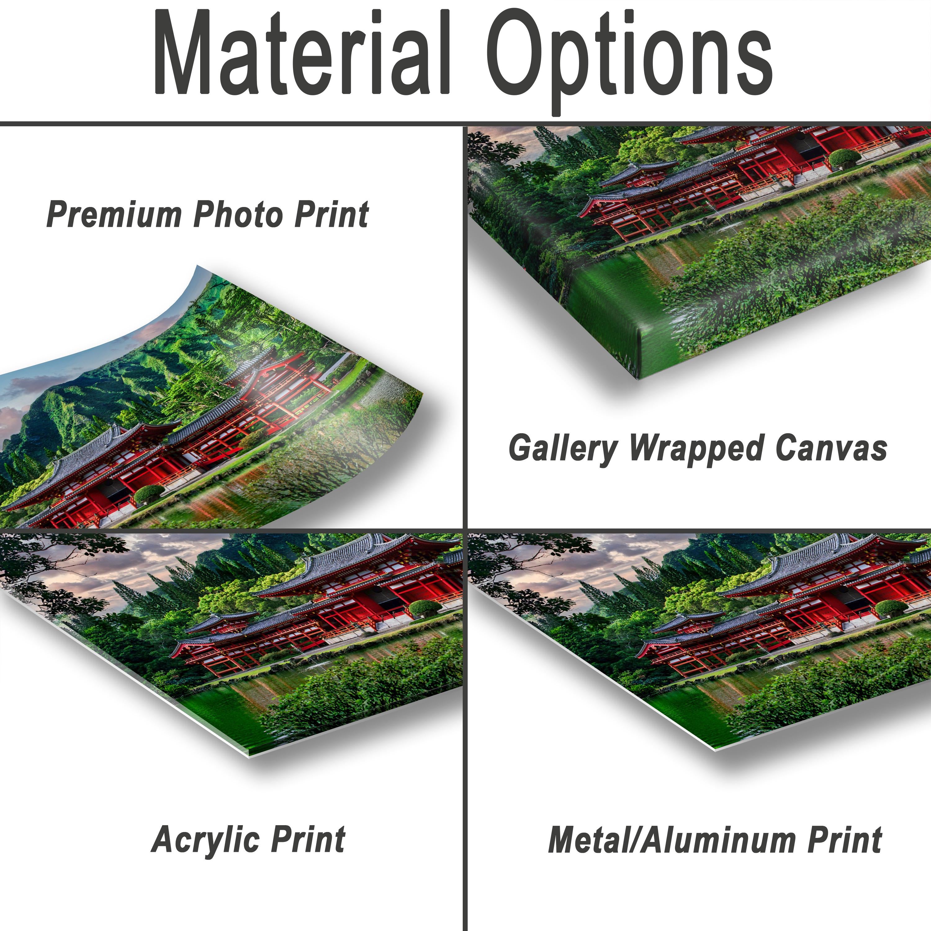 Byodo Temple Photo Print – Hawaiian Wall Decor With Serene Koi Pond Art