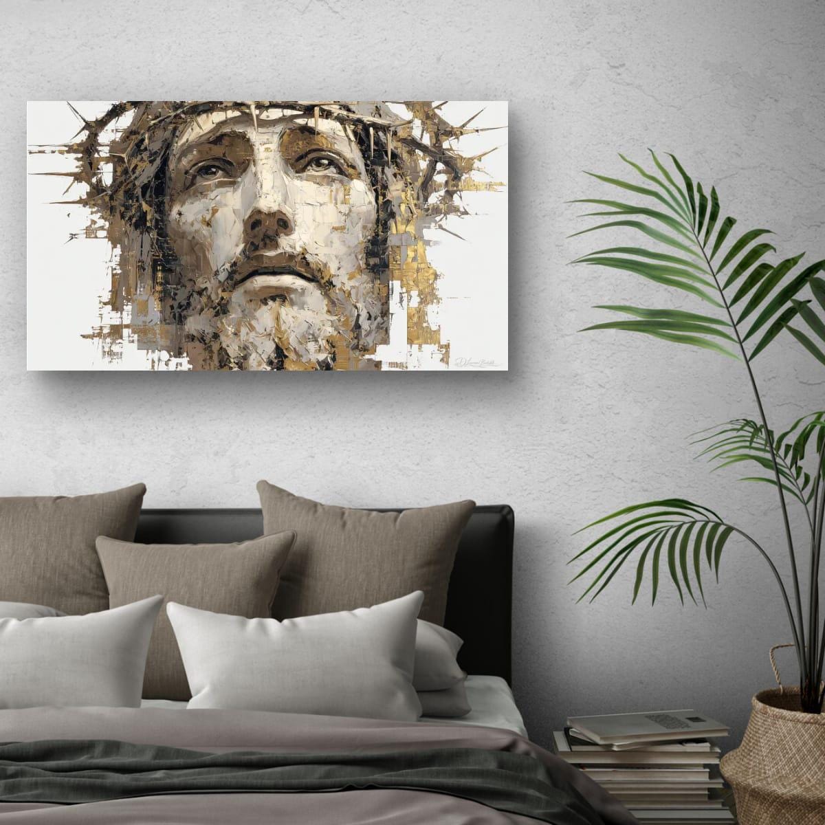 Christian Wall Decor – Jesus Christ Art | Faith Inspired Print for Prayer Room