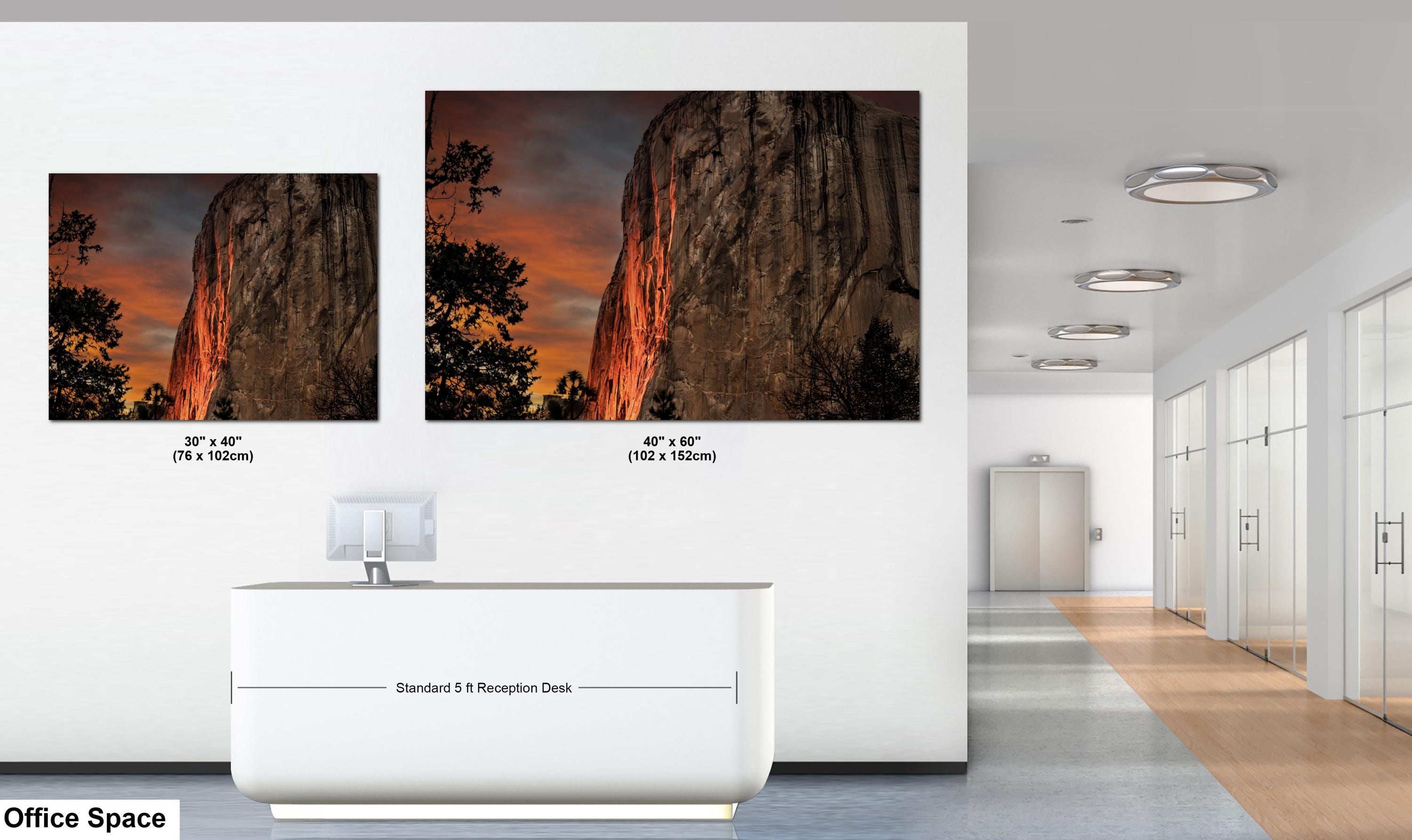 Yosemite Wall Art – El Capitan Print | Winter Landscape Art on Archival Paper