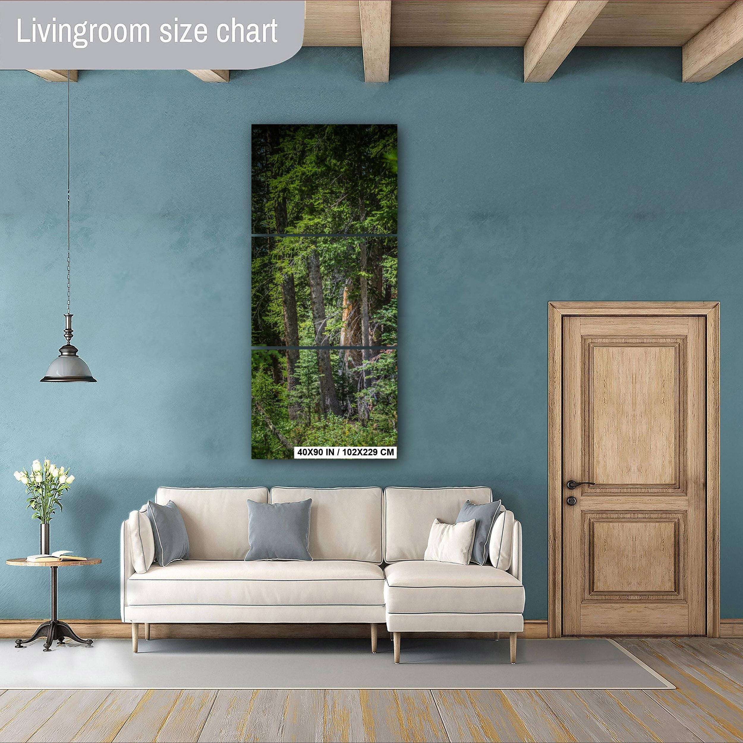 Sawtooth Mountains Print - Scenic Mountain Landscape Art | Rustic Cabin Wall Decor