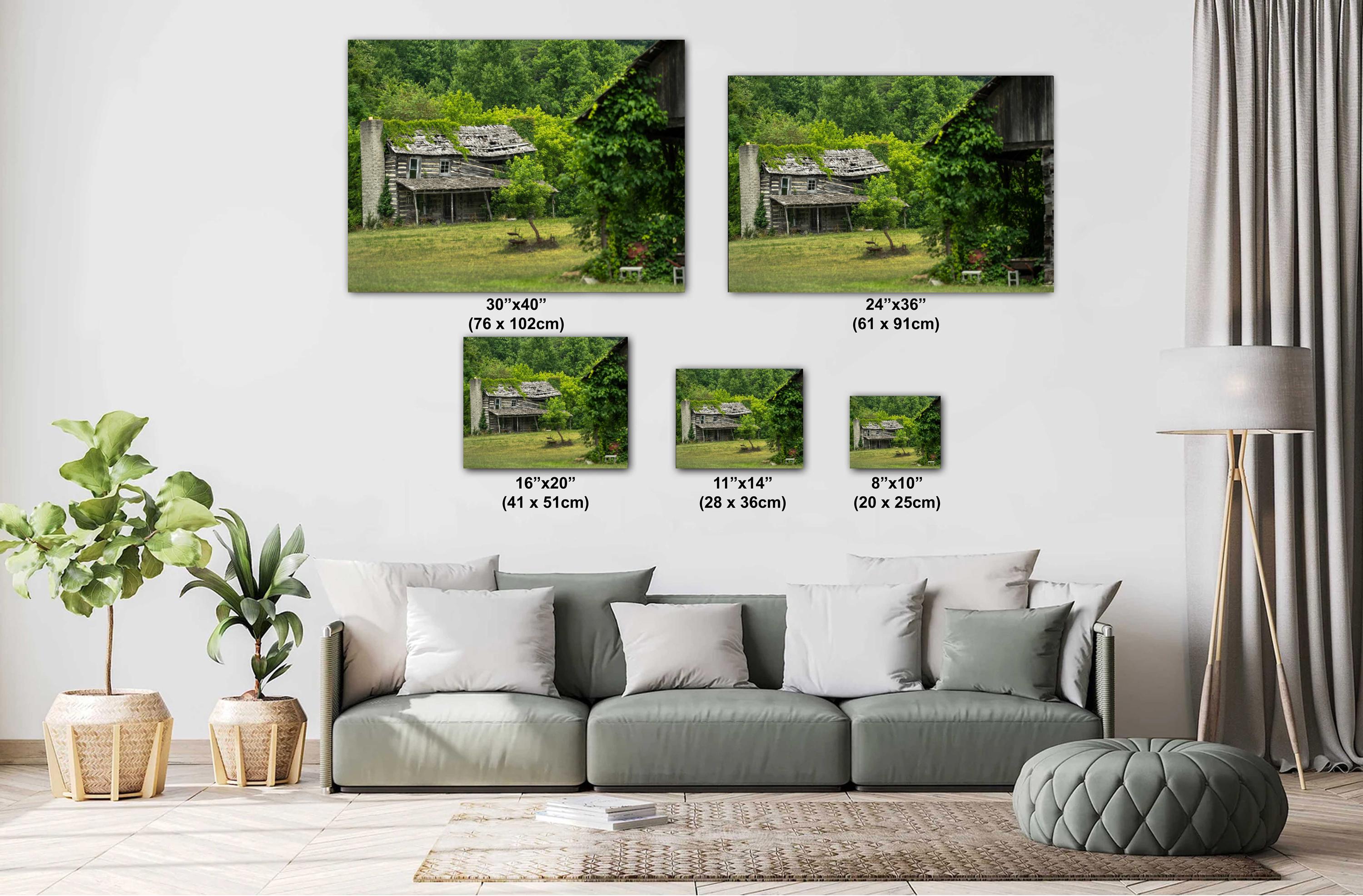 Virginia Landscape Print – Rustic Farm Art | Southern Country Decor Wall Art
