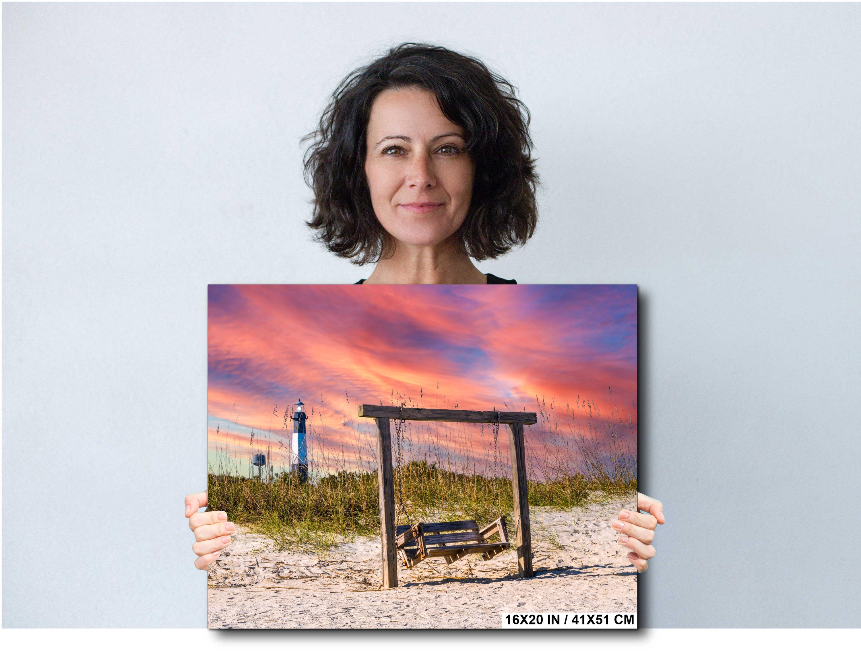 Tybee Island Wall Art – Coastal Fine Art Print with Savannah Lighthouse Decor