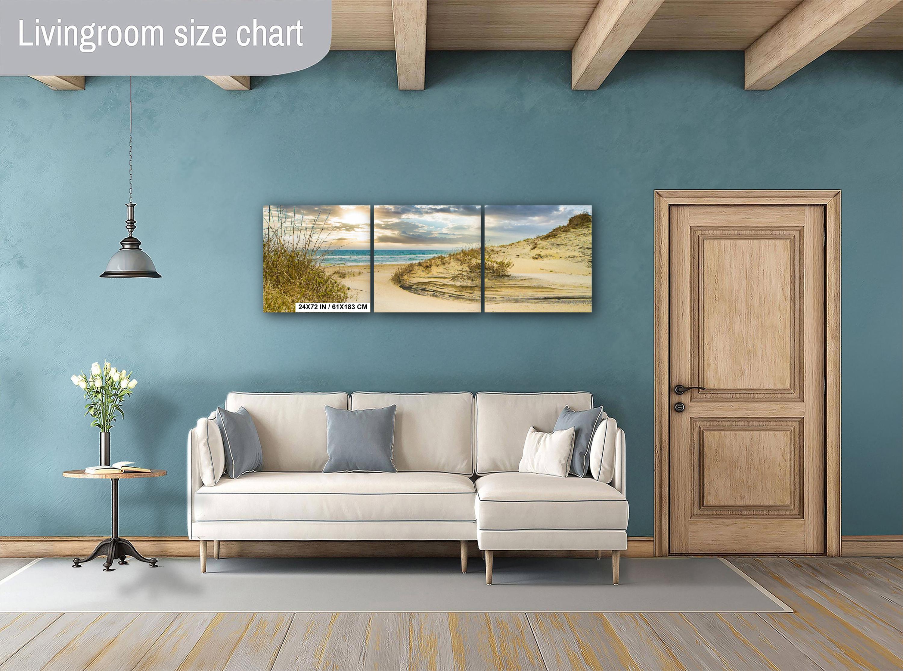Outer Banks Beach Print – Coastal Wall Art Featuring North Carolina Dunes & Ocean Waves