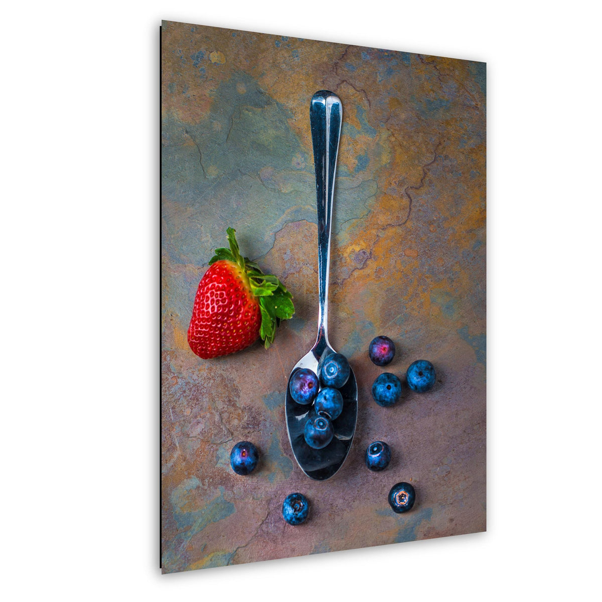 Raw Food Photography Print – Abstract Kitchen Wall Art With Vibrant Food Colors