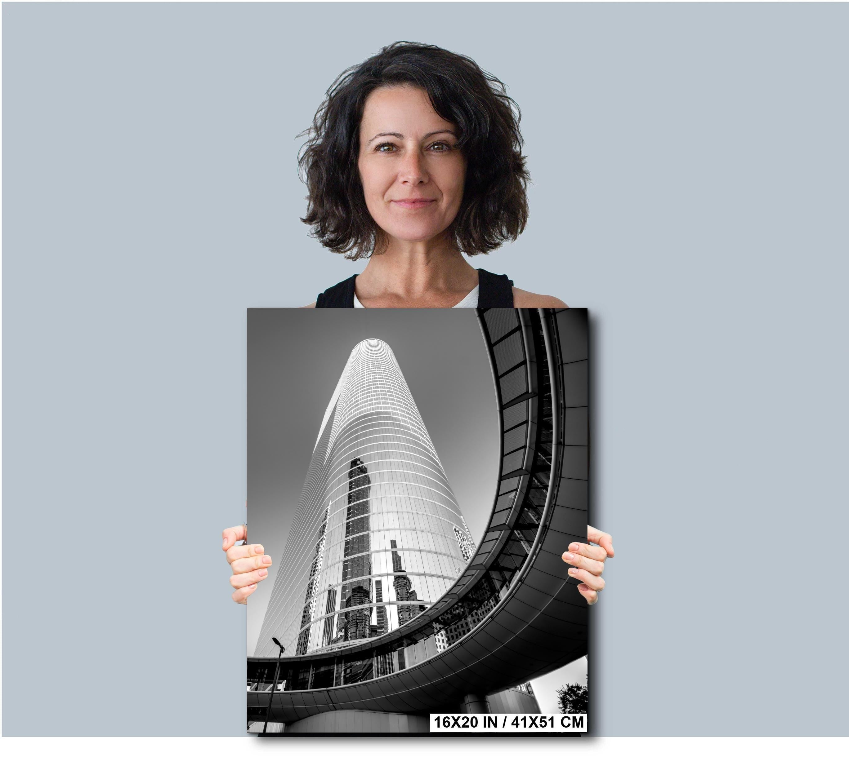 Houston Skyscraper Photo Print – Urban Architecture Art | Modern Cityscape Wall Art