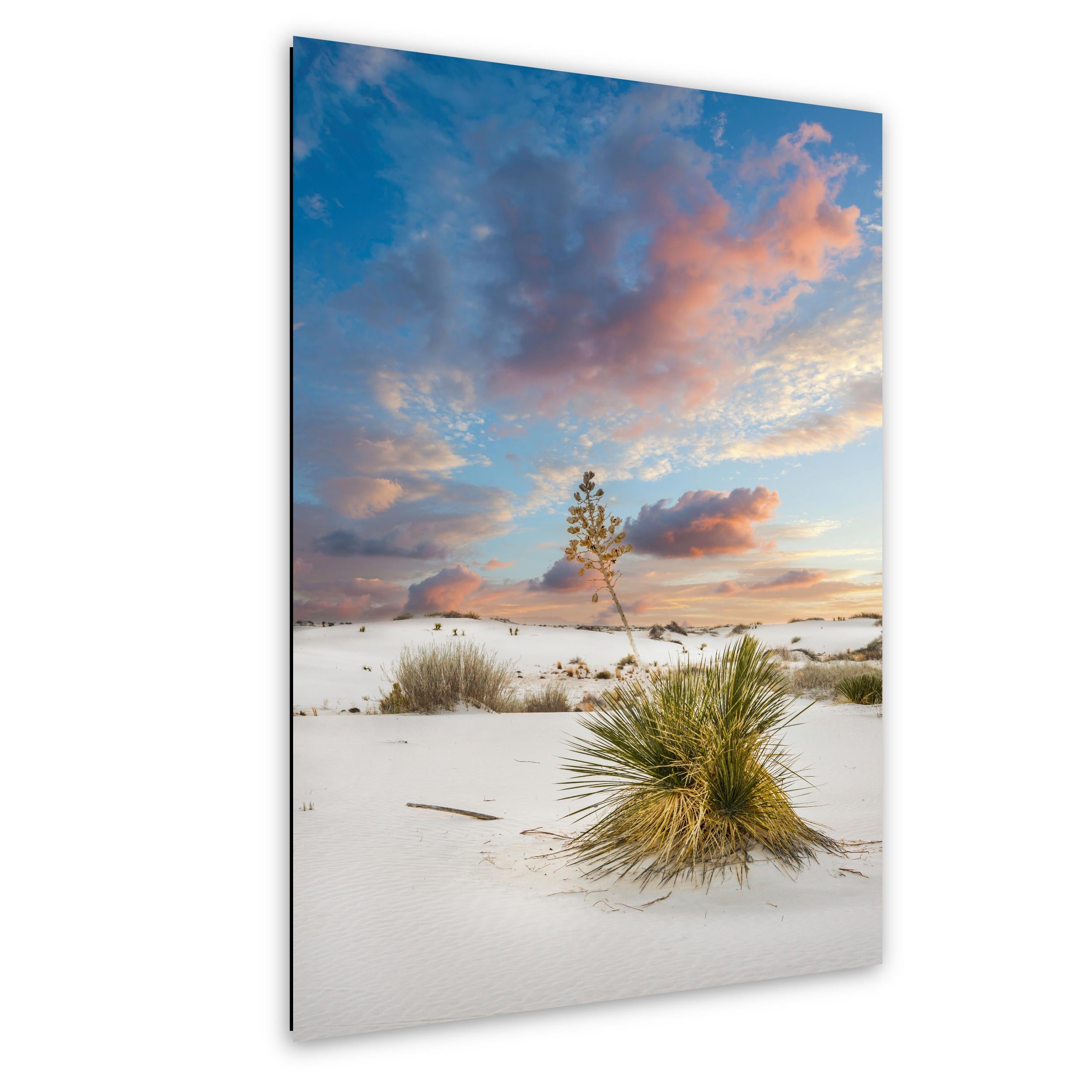 White Sand Dunes Art - New Mexico Landscape Print | Serene Desert Wall Decor