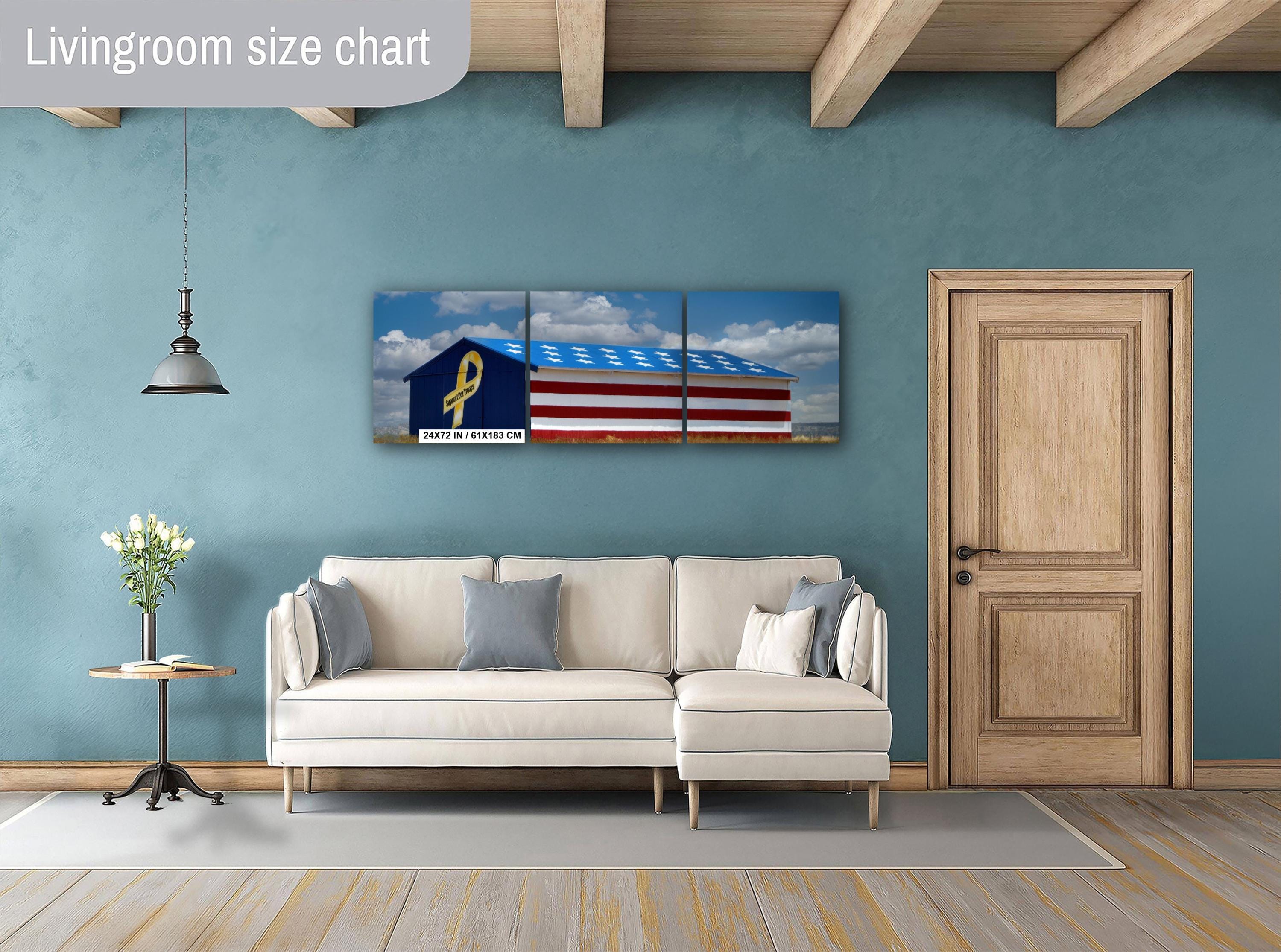 Patriotic Barn Wall Art | Archival Photographic Print – Rustic Wall Hanging & Farmhouse Style