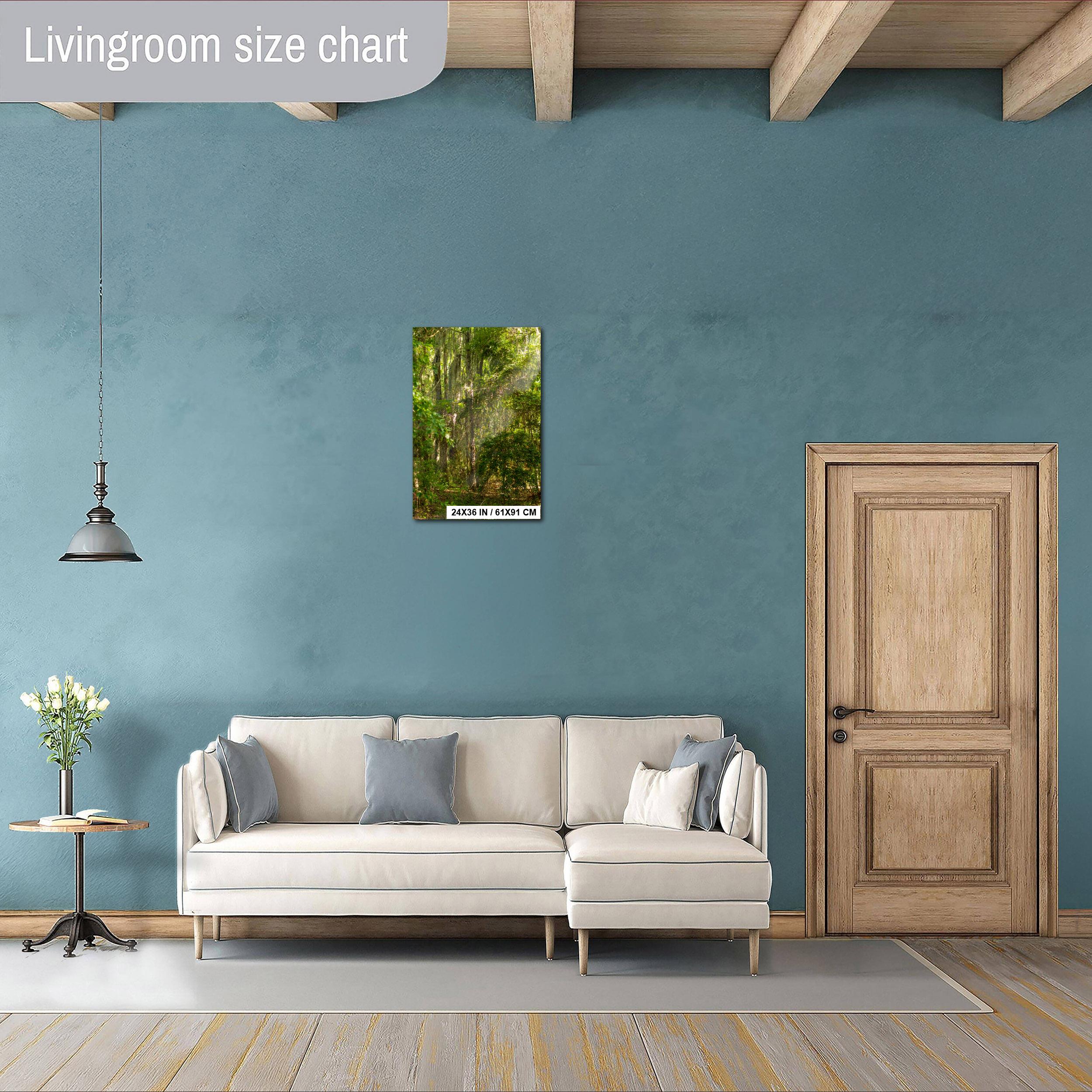 Savannah Wall Art | Coastal Georgia Art Print With Spanish Moss & Southern Charm