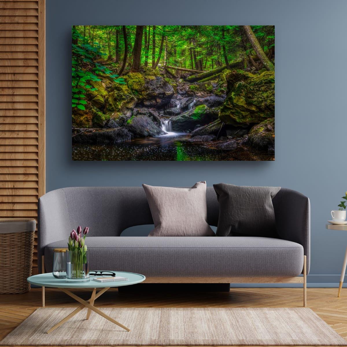 Ricketts Glen Waterfall Print – Pennsylvania Waterfall Art | Archival Photographic Fine Art