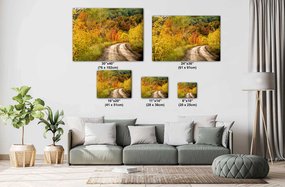 Wasatch Mountain Photography - Utah Autumn Art | Scenic Fall Landscape Print