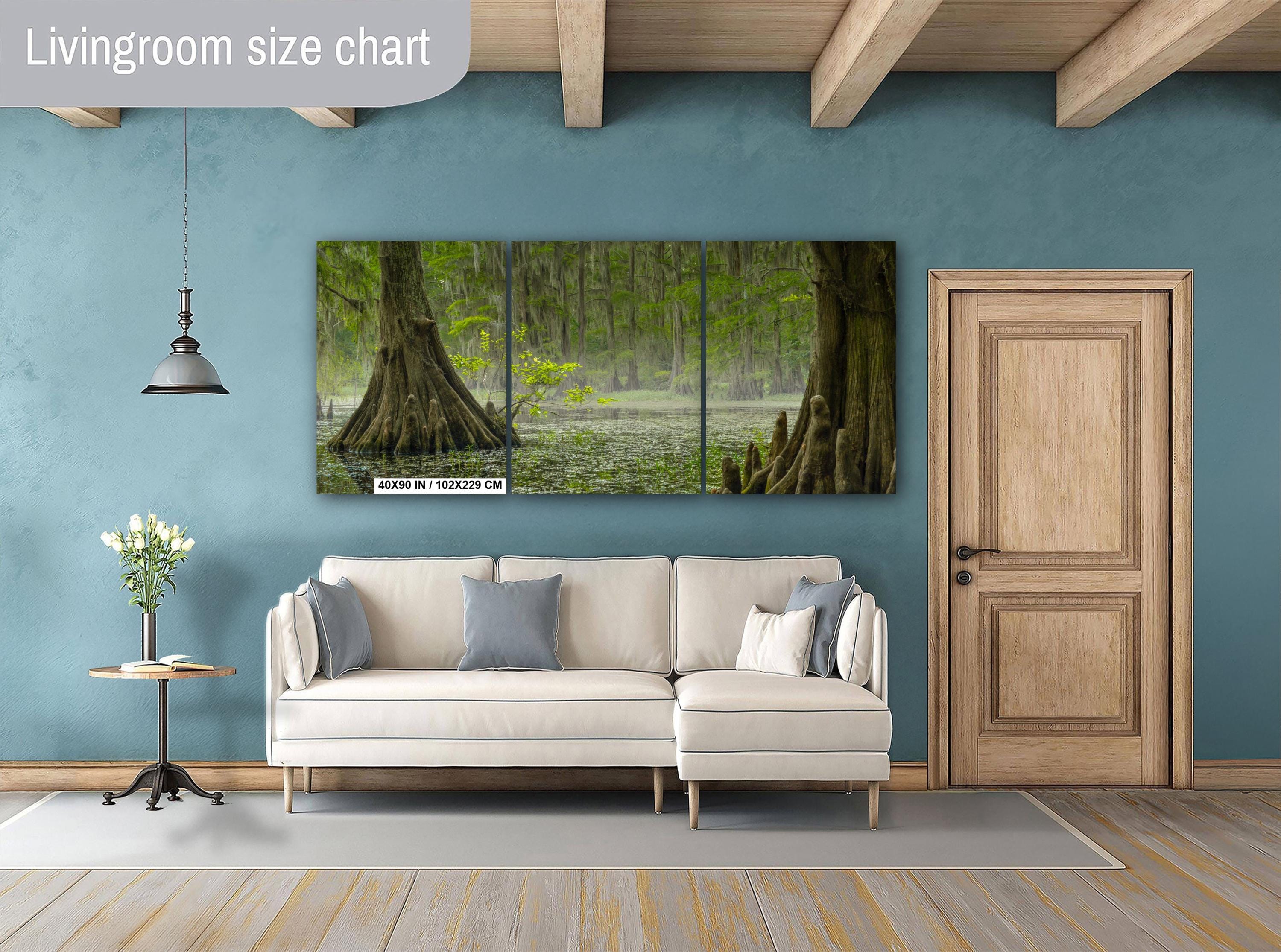 Caddo Lake Wall Art – Misty Lake Artwork | Nature Wall Decor For Home & Office