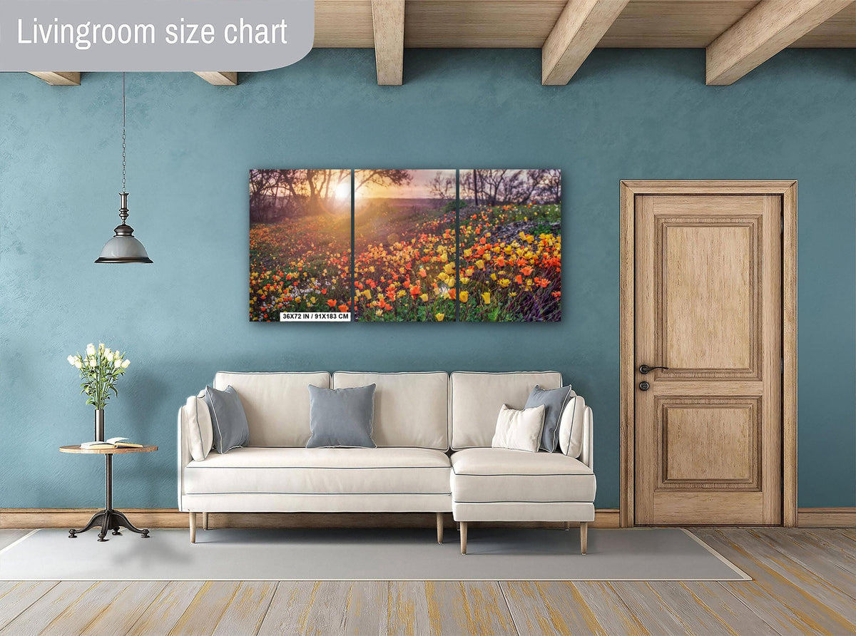 California Poppies Print - Colorful Floral Wall Art | Vibrant Wildflower Photography