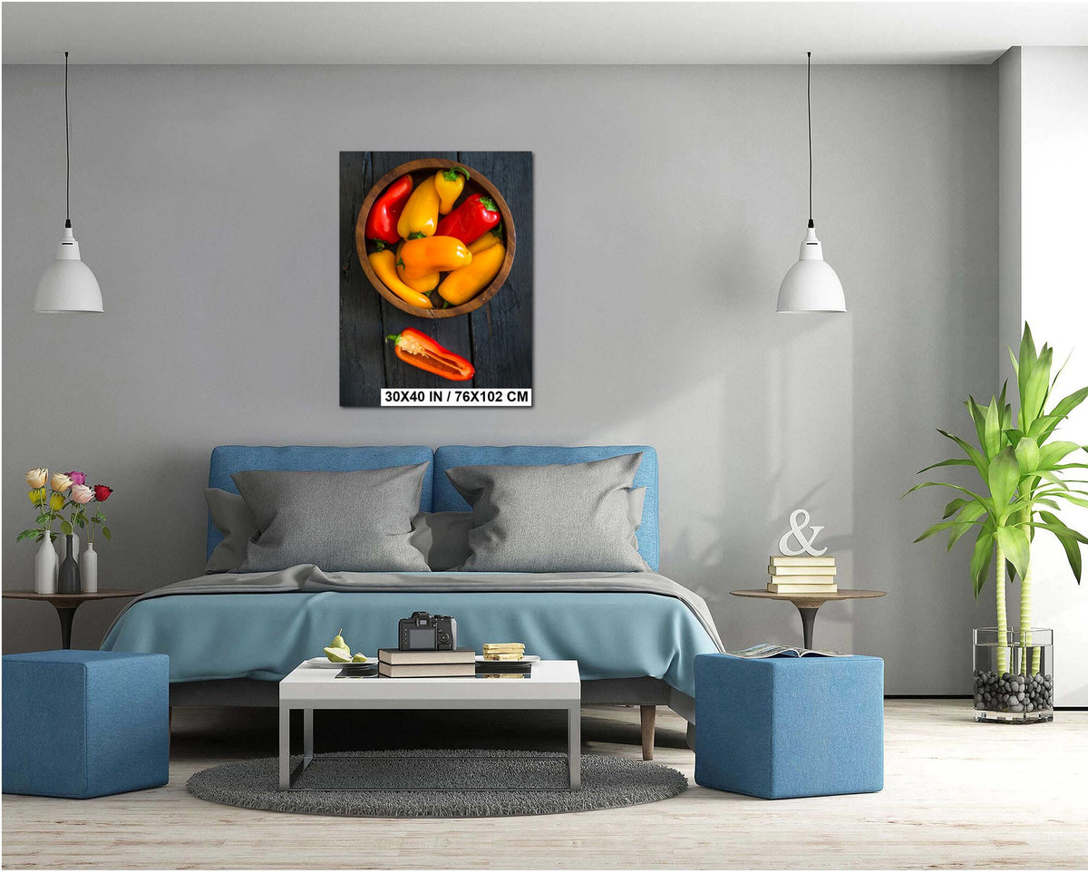 Raw Food Photography Print – Abstract Kitchen Wall Art | Organic Still Life
