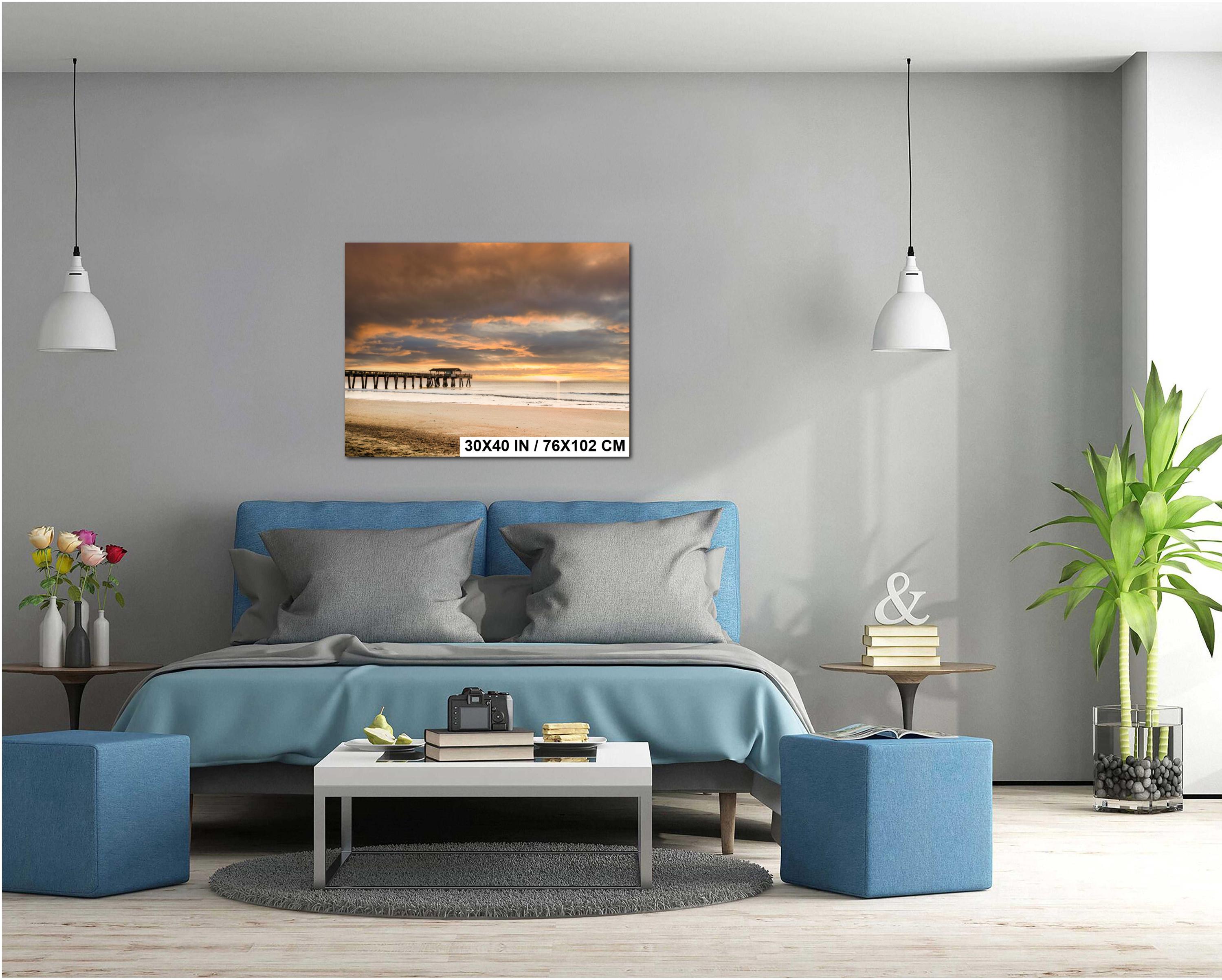 Tybee Island Sunrise Print – Coastal Wall Art Featuring Savannah Lighthouse