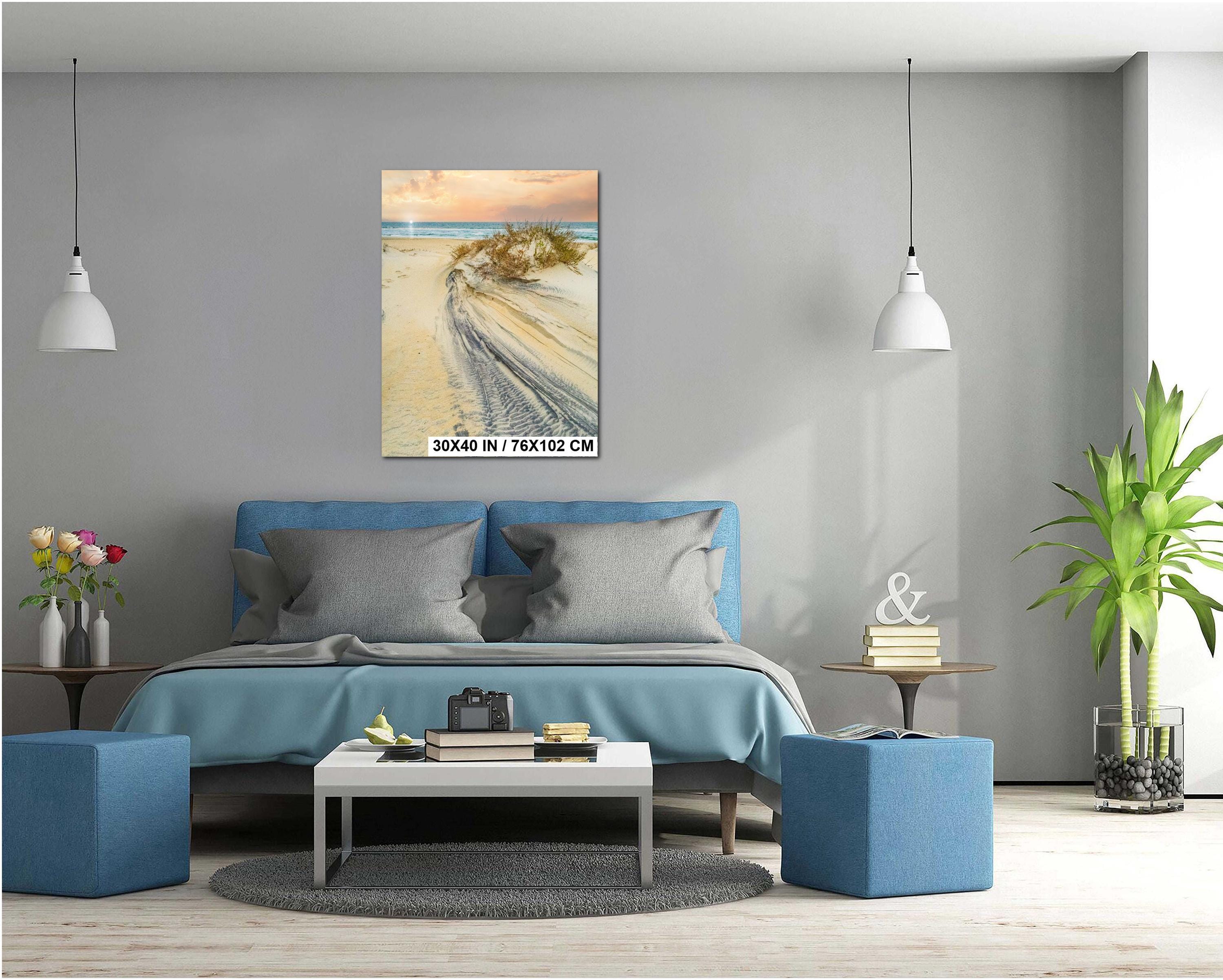 Outer Banks Seascape Print - Moody Coastal Wall Art | Beach Photography