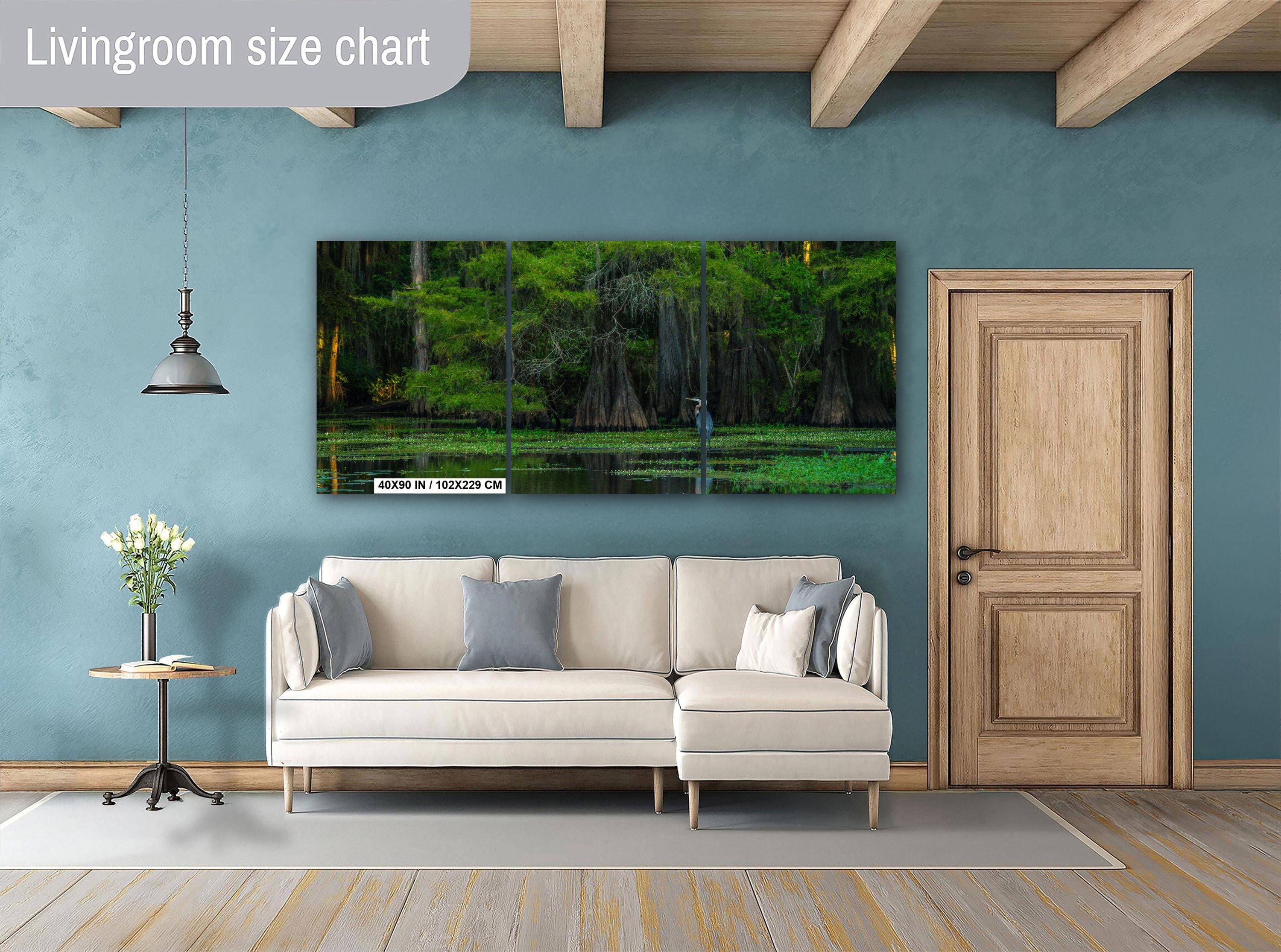Caddo Lake Photography Print - Texas Bayou Cypress Heron Landscape Wall Art