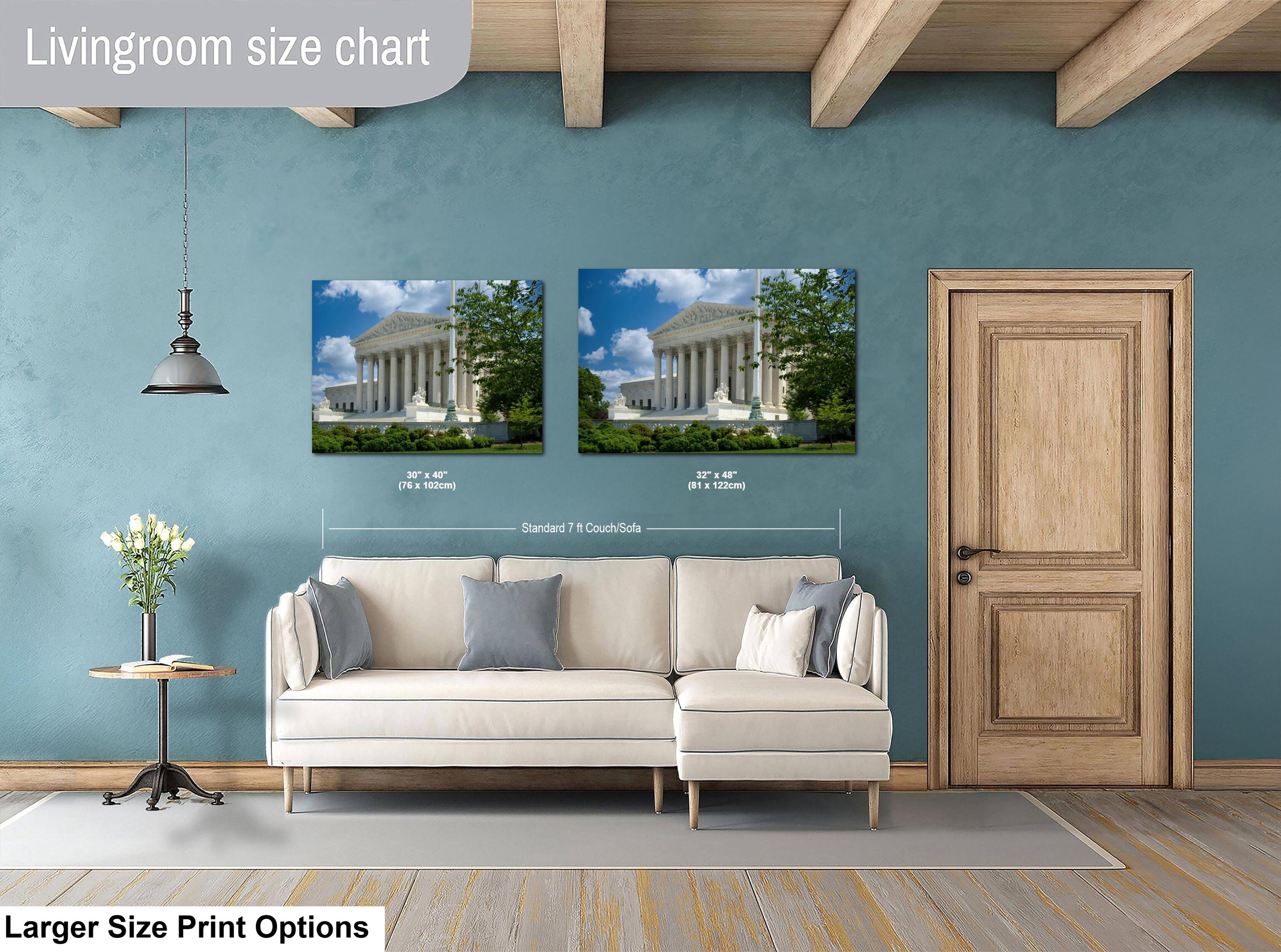 Supreme Court Building Print – Washington DC Wall Art | Architectural Photography
