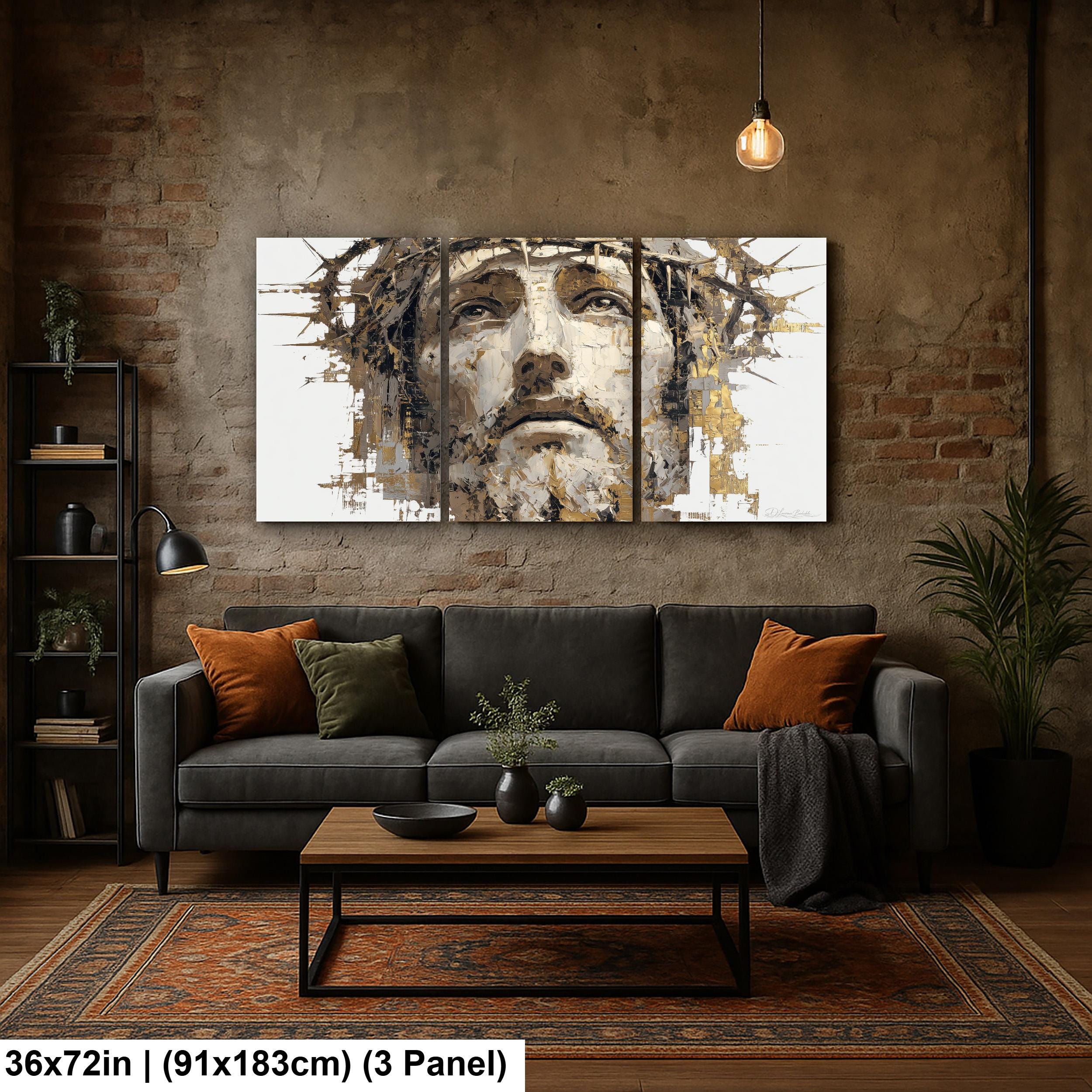 Christian Wall Decor – Jesus Christ Art | Faith Inspired Print for Prayer Room