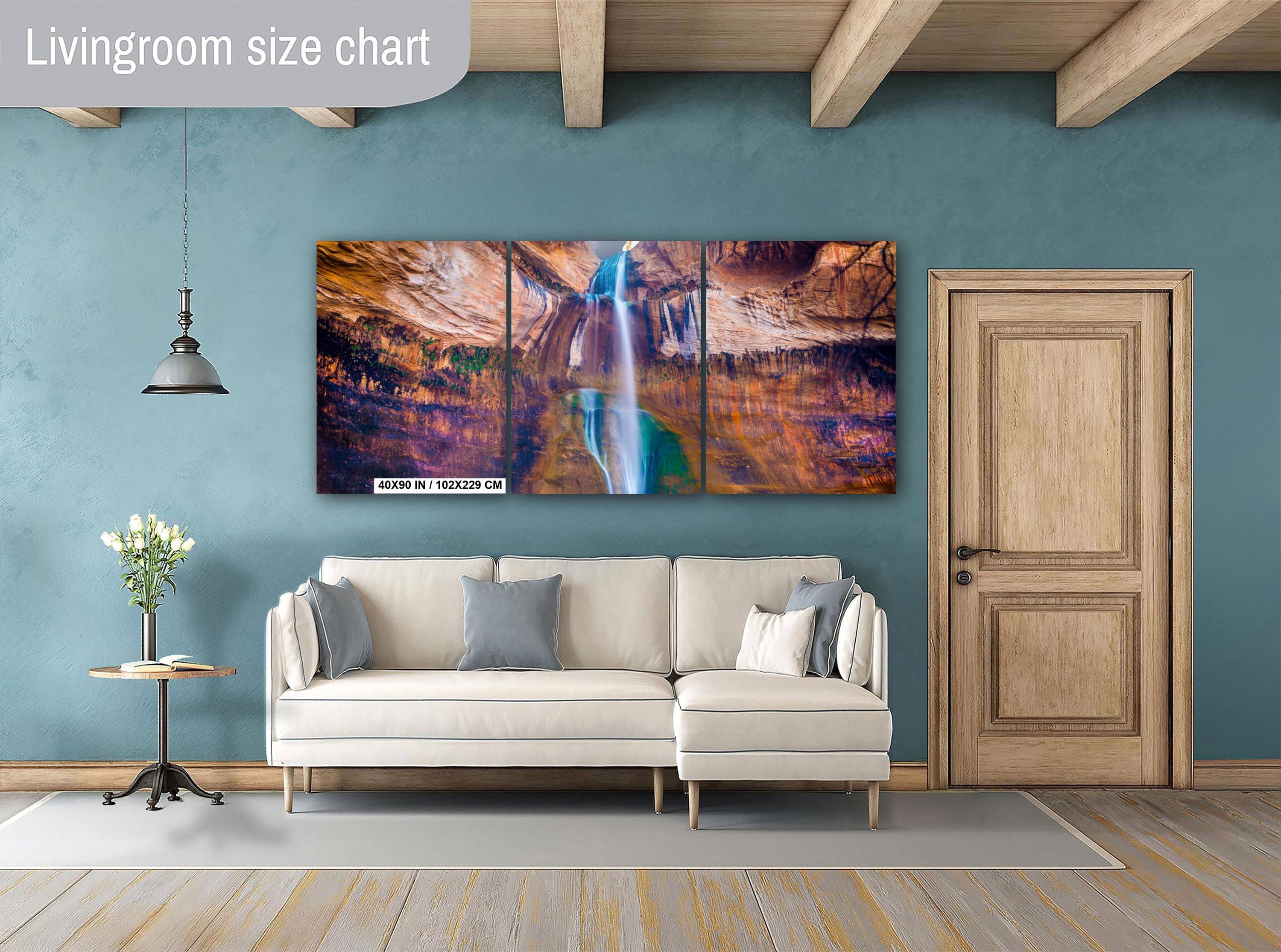 Southern Utah Wall Art – Lower Calf Creek Falls Scenic Desert Print on Archival Paper