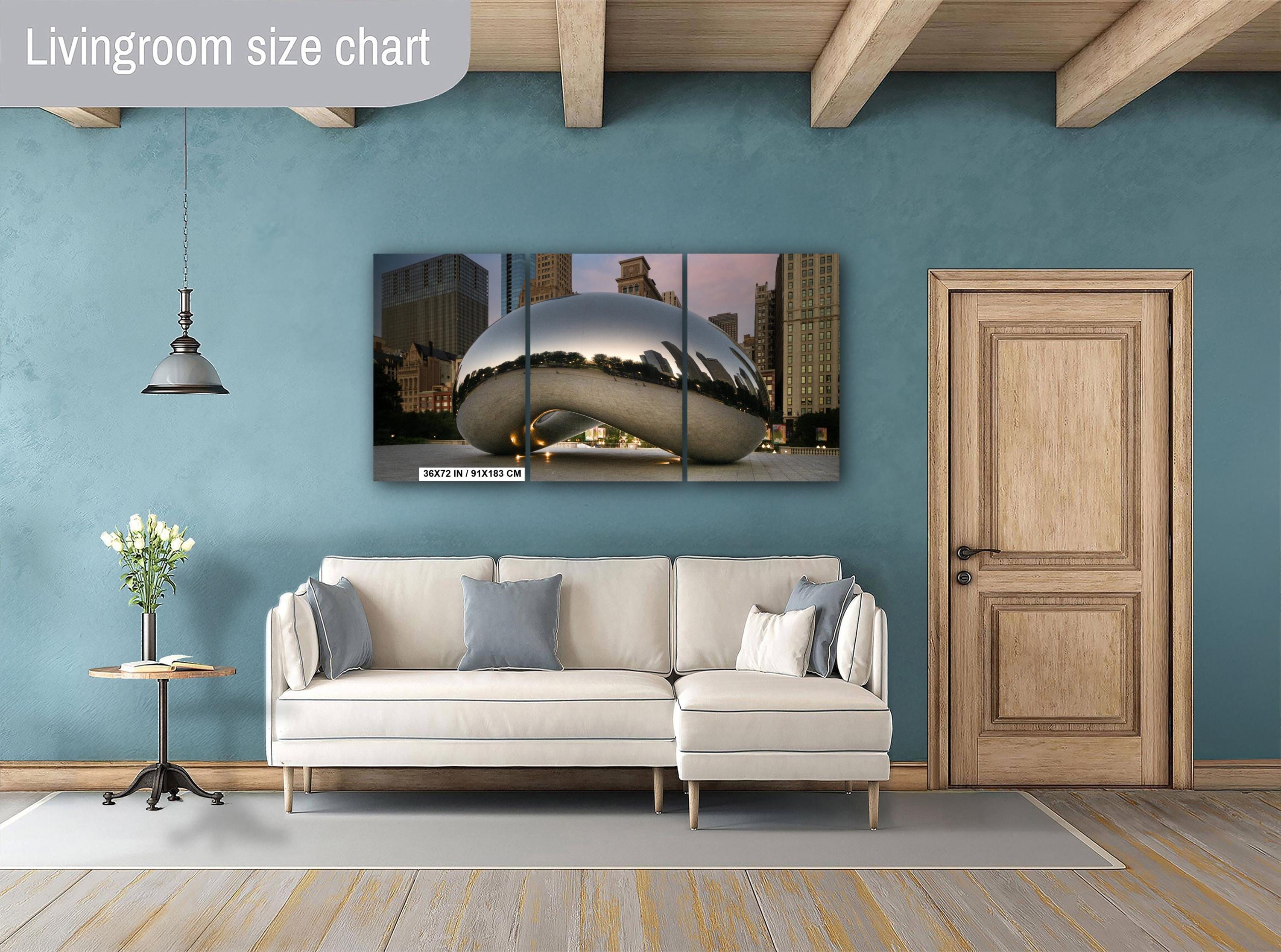 Chicago Bean Print - Modern Sculpture Wall Art | Urban Landmark Photography