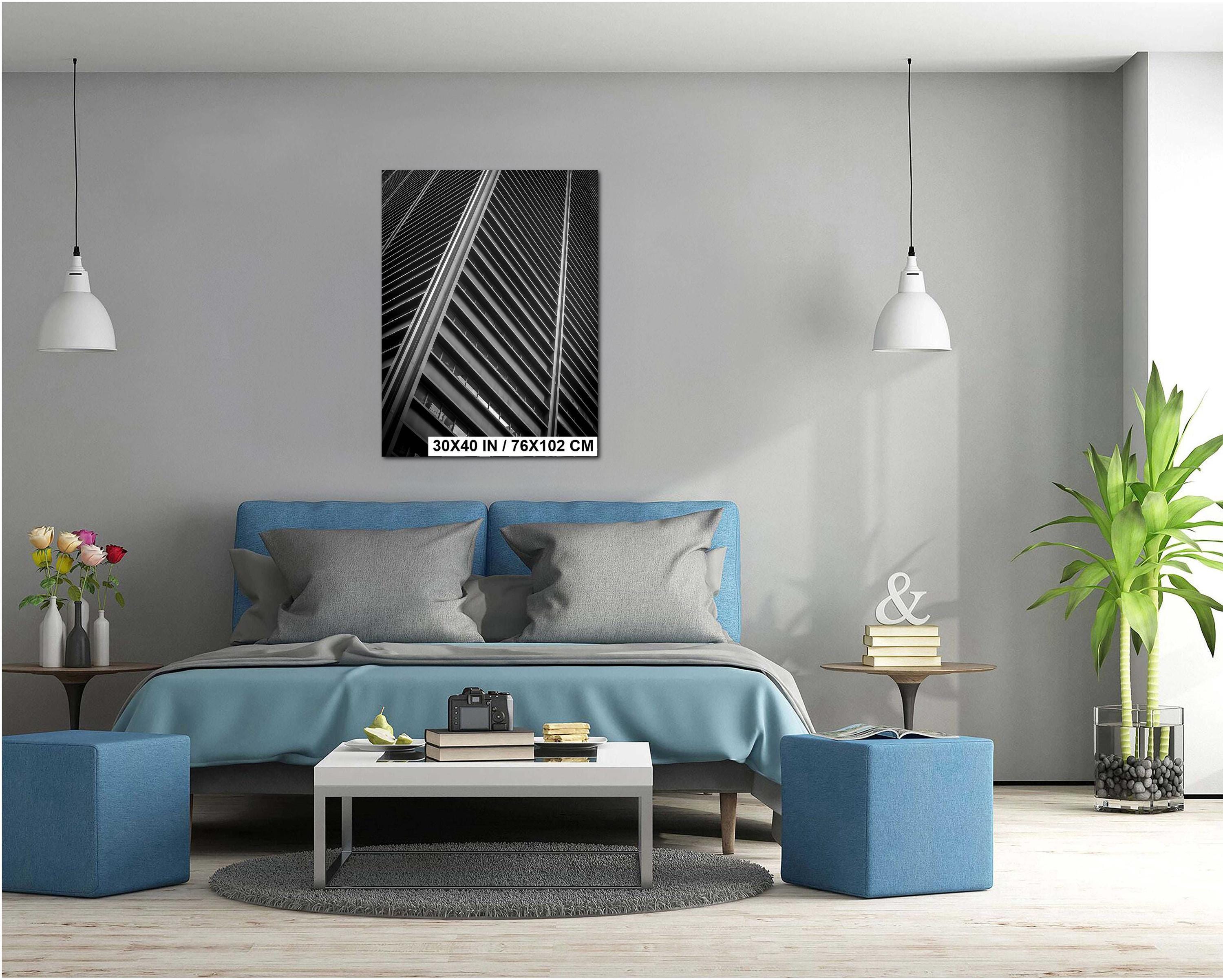 New York City Print – Monochrome Urban Wall Art | Architectural Line Art Decor