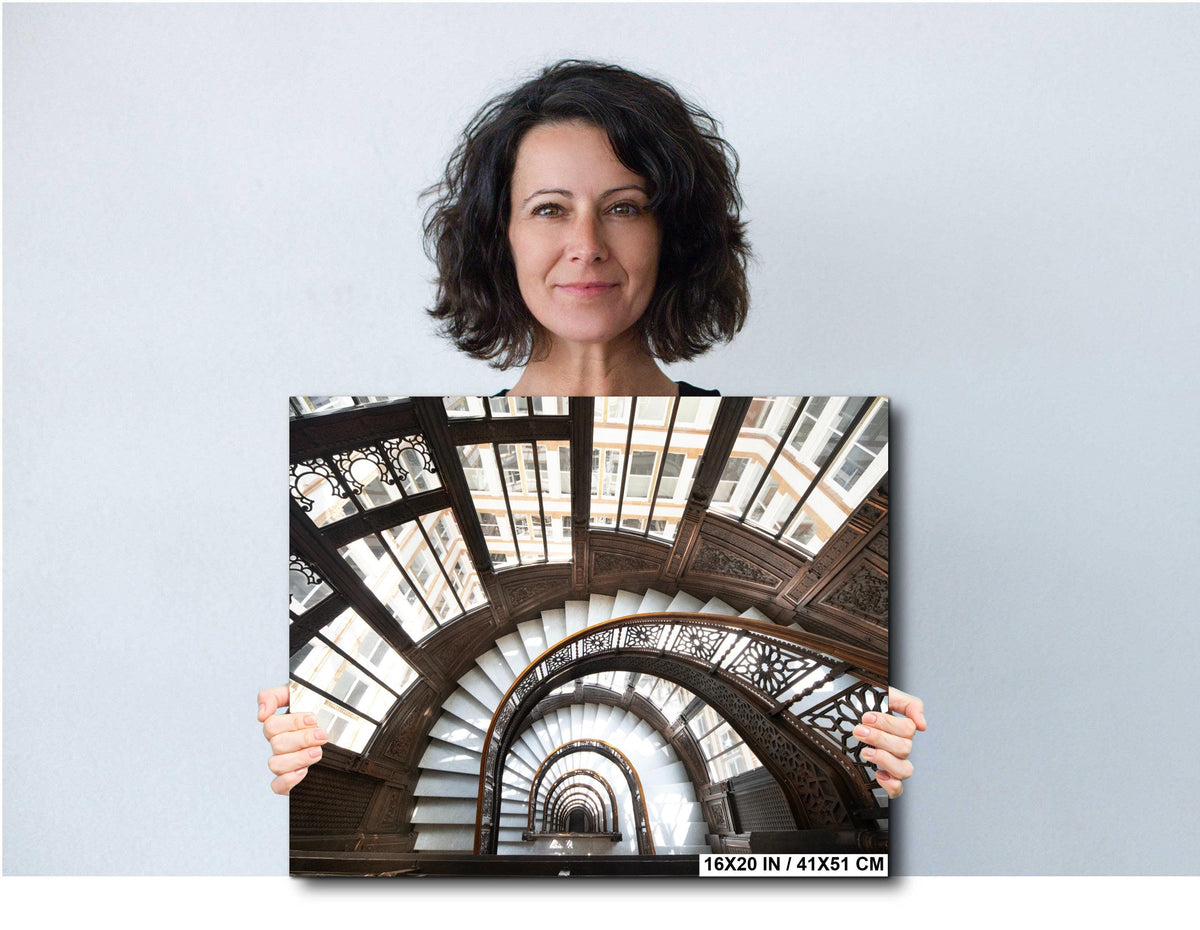 Oriole Staircase Print - Chicago Architecture Photography | Rookery Building Art