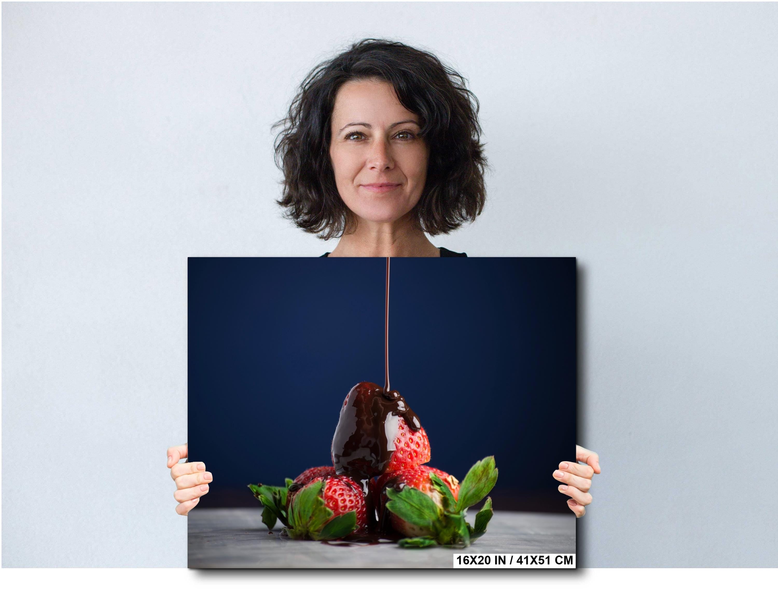 Raw Food Photography Print – Abstract Kitchen Wall Art | Rustic Vegetable Decor